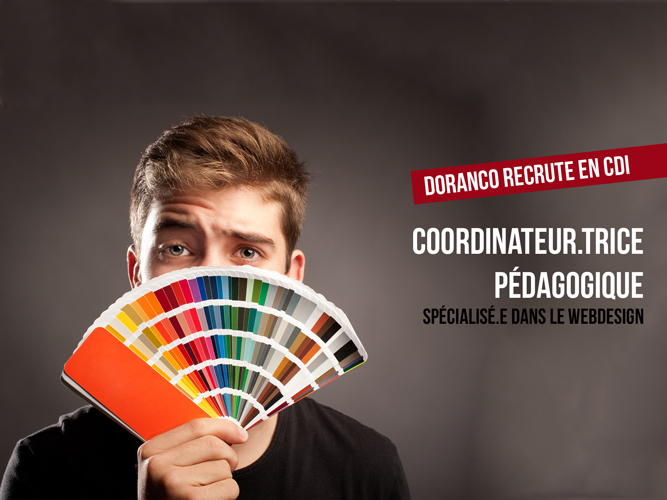 Doranco recrute un(e) Coordinateur(trice) pédagogique (H/F) spécialisé(e) dans le Webdesign