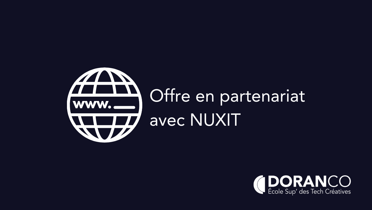 Avantages étudiants : offre en partenariat avec NUXIT !
