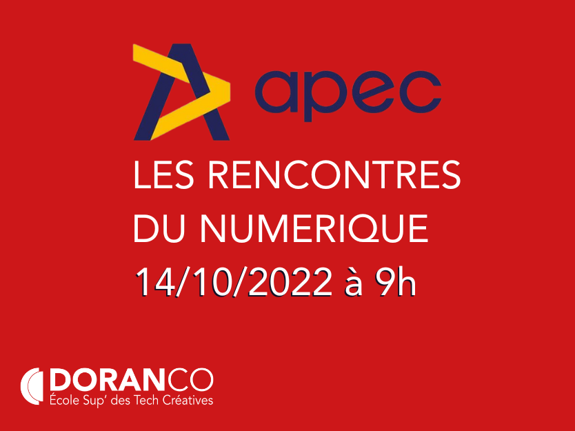 [EVENEMENT] Les rencontres du numérique DORANCO X APEC BRETAGNE